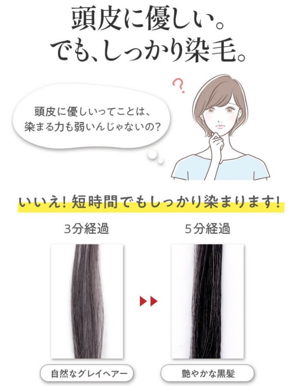 頭皮に優しい。でもしっかり染まるソメルクレイ